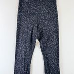 Lululemon Womens Leggings Black Align High Rise Crop Camo Stretch Size 8 Photo 1