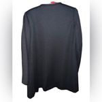 H&M  black open front long lined blazer size 8 Photo 3