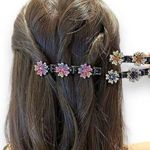 Multicolor rhinestone crystal hair clips, Set of 3 new sparkle hair accessories Photo 1