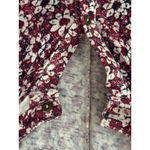 Lucky Brand  Sleeveless Top‎ Medallion Print Ruffle Trim Boho Casual Tank Top M Photo 2