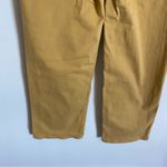 Madewell Emmett Cropped Pants in Mustard Yellow size 24 Photo 7