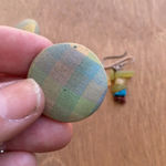 None 5 pairs of green toned vintage earrings Photo 5