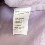 Naked Wardrobe  Mock Neck Ribbed Short Sleeve Crop Top Lavender‎ Size Large NWOT Photo 4