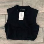 Year Of Ours knits Fairfax crop in black Photo 1
