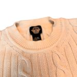 Dockers Women’s XL Oatmeal Cream Cable Knit Sweater 100% Cotton Boxy Fit in GUC Photo 3