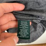 Ralph Lauren Lauren Women's M Gray Long Sleeve Denim Shirt Dress Belted Photo 5