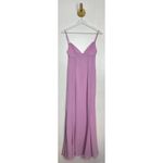 House Of CB  Loren Georgette Mermaid Gown in Pink Size Medium Photo 6