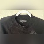 En Saison Anthropologie Casey Bow Sweater Women’s Size Small S Black Wool Blend Photo 2