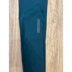 Gymshark  High Waisted Workout Leggings Teal Pockets Size Medium Photo 2