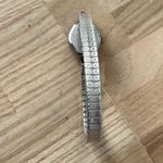 Helbros Rare Vintage Mechanical Ladies Watch Stainless Stretch Bracelet Case Silver Photo 8