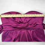 Charlotte Russe CHARLOTTE RUSSE Women's Fushia Satin Strapless Mini Dress 13/14 | GUC Photo 9