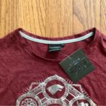 Game of Thrones RARE Crew Neck Graphic TShirt Cherry Burgundy Women’s Size M NWT Red Size M Photo 2