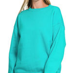 Zenana Outfitters ✨NWT Fleece Crewneck‎ Long Sleeve Sweatshirt Photo 0