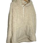 Gap Cream Sherpa Hoodie Teddy Bear Coat XL New Photo 1