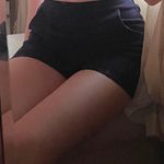 Monteau Navy Textured Dress Shorts Photo 0