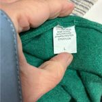 Dreamers  Emerald Green V-Neck Sweater oversized L Photo 4