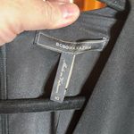 BCBGMAXAZRIA NWT Black Solid Long Lace Sleeve One Piece Jumpsuit Size 10 Photo 7