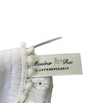 Anthropologie Meadow Rue Eyelet Floral Embroidered Boho Top White size Small Photo 6