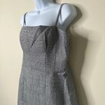 House Of CB Mistress Rocks 'WARNING' Black + White Checked Dress Women's Large NEW Photo 3