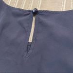 Iz Byer Blue Cold Shoulder Ruffle Sleeve Blouse Top Large Photo 5