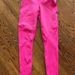 Year Of Ours  Neon Pink Ribbed Leggings Photo 0