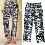 House of Sunny Reef Jessie Zebra Print High Rise
Jeans Black White Size 6 Photo 1