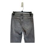 All Saints Jeans Women 27 Gray Washed Black Grace Slashed Distressed Skinny Photo 5
