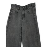 Free People We the 28 Libre Wide Leg Jeans Denim Washed Black Flare 31" inseam Photo 2