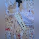 AQUA NWT  Women’s Romantic Eyelet Lace Top Large Photo 4