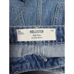 Hollister High Rise A-Line Denim Shorts Blue Embroidered Floral W24 00 Photo 5