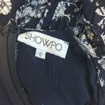 Showpo floral deep v romper women’s size 6 Blue Photo 7