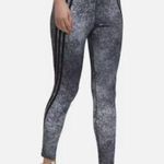 Adidas 3 Stripe Tight Aeroready 7/8 Leggings Fitness Pants Grey Blk Size Medium Photo 1