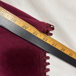 Signature 1 Studio Womens Babydoll Top Lace Burgundy Bell Sleeves Plus Sz 1X Y2K Red Photo 9