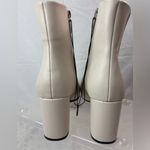 Altar'd State  10 Mallory Off-White Chunky Heeled Boots Photo 2