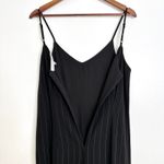 Cupcakes and Cashmere Lana Pinstripe‎ Wide Leg Jumpsuit Black Size S Photo 6