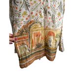 Sigrid Olsen  Collection 100% Silk Tropical Button Down Lightweight Blouse Sz 1X Photo 9