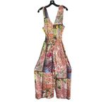 ZARA multicolor JUMPSUIT DRESS WITH presley PRINT Size Medium Photo 2