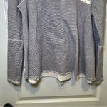 Free People Blue Striped Knit Lacey Love Pullover Sweater Top size S Photo 6