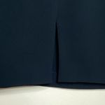 Max Mara  Little Black Dress Noir Solid Cap Sleeve Short Cinched Chest Made Italy Photo 6