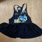 Furst of a Kind Black Graphic Tank Dress Photo 0