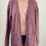 Ash Buttery Soft Popcorn Cardigan in Rose Photo 3