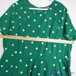 Unique Vintage  X GB Green Polka Dot Dress, 5X‎ Photo 6