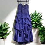 City Triangles Purple formal 20 xxl 19/20 beaded bodice ruched full skirt strapless ball gown Photo 5