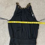 Veronica Beard  Kalita Silk Blend Chain Halter Mini Dress Black 0 Photo 11