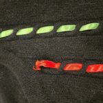 Westbound Vintage  hong kong Blinged out embroidered wool Christmas Sweater med Photo 12