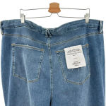 Good American x Zara Classic Bootcut Jeans Medium Wash Plus Size 30 Photo 8