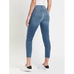 L'Agence  El Matador French Slim Jeans Medium Wash Raw Hem Stretch 25 Photo 2