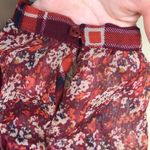 Girl Krazy Women’s Boho Paid Floral Print Sheer Hi-Low Hem Long Sleeve Blouse Photo 5