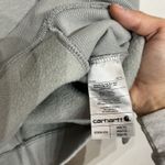Carhartt  Gray Logo Crewneck Sweatshirt Sz M Photo 6