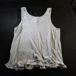 Madewell  Ruffle-Hem Pajama Tank Top Striped Women’s Small‎ Photo 4